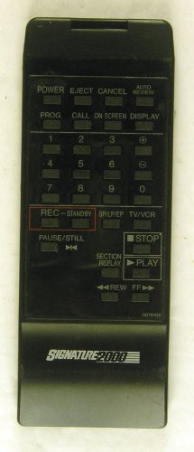 Signature 2000 G0791GE Remote Control