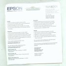 Genuine Epson TO18 201 Color Ink Cartridge 2/2010 Box Date