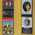 Elvis Cassettes (4) - Elvis Christmas Album - Elvis Volume 2 - Elvis Volume 3 -
