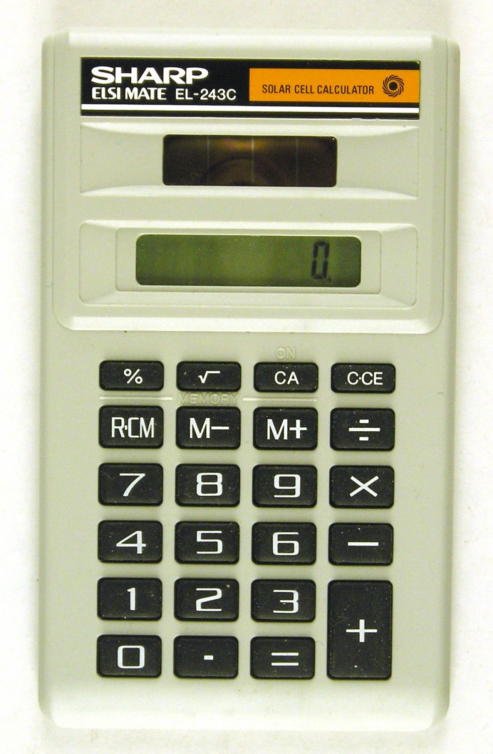 Sharp ELSI MATE EL243C Solar Cell Calculator