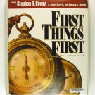 First Things First (Stephen R. Covey) CASSETTE