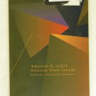 Vodavi TRIAD-S, 1/2/3 Station User Guide P/N: 3828NB0620A