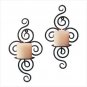 Scrollwork Candle Sconces