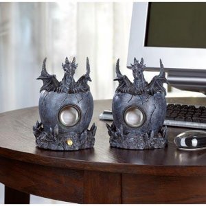 Black Dragon Computer Speakers
