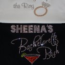 RHINESTONE BLING SHIRT LAST FLING BEFORE THE RING BRIDE WEDDING