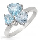 Diamond & Topaz Earrings