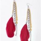 Dangle Earrings Feathers 1