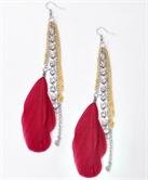 Dangle Earrings Feathers 1