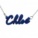 Order NAME of YOUR choice on Acrylic Name Necklace / Sterling Silver chain - NP30541AC-SS