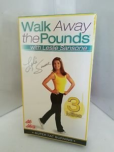 Leslie Sansone - Walk Away the Pounds : 3 Mile super fat burning(VHS, 2003)