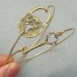 Fancy Key and Lock Bangle 2 Bracelet Set