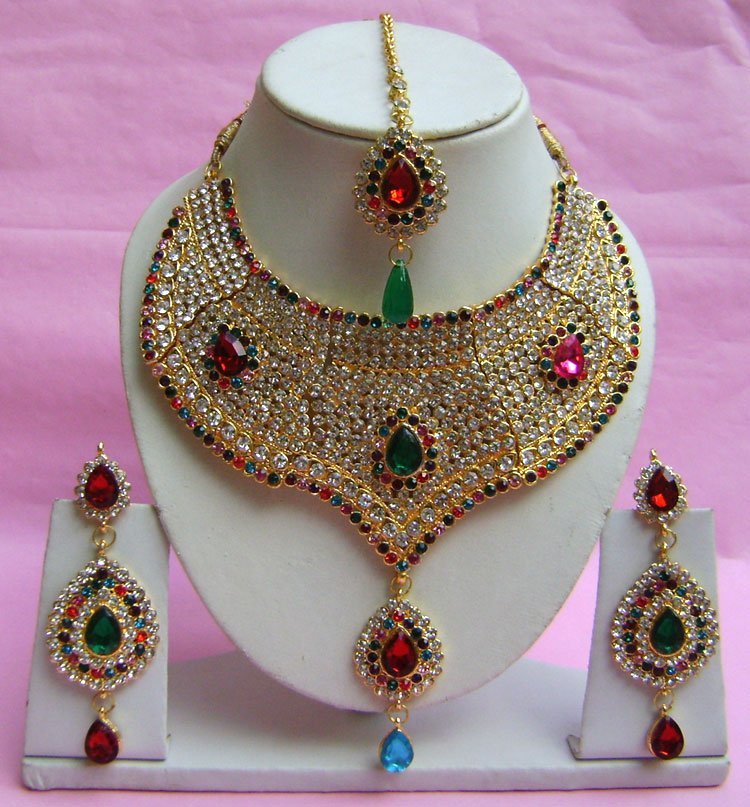 Bollywood Jewellery Necklace Set. ph. 0091 9756300115