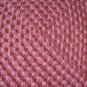 Pink-white crochet baby blanket
