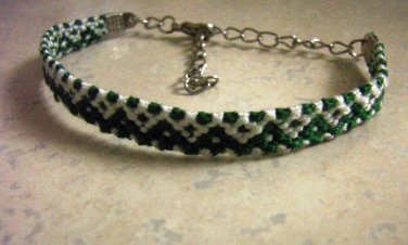 Diamond Duo - Green and White