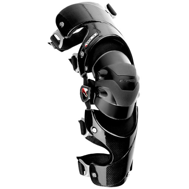 EVS  Carbon Fiber Knee Brace Black Pair BIG DISCOUNT