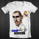 Karim Benzema White T-Shirt Size S M L XL XXL