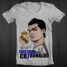 Cristiano Ronaldo White T-Shirt Size S M L XL XXL