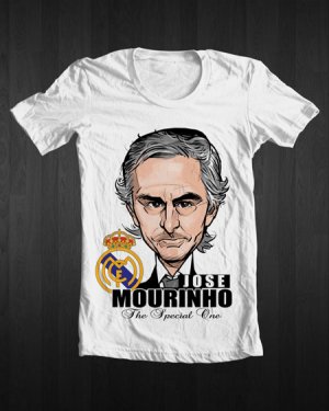 Jose Mourinho White T-Shirt Size S M L XL XXL