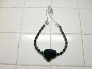 Blue Green Chunky Necklace