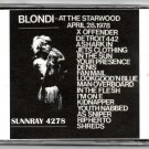 BLONDIE "LIVE" AT THE STARWOOD APRIL 28, 1978