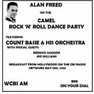 ALAN FREED CAMEL ROCK & ROLL DANCE PARTY 5-19-56