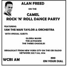 ALAN FREED CAMEL ROCK & ROLL DANCE PARTY 7-31-56