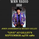 JOHN ANDERSON & MICKEY GILLEY "LIVE" AT GILLEY'S TEXAS WHN 1050 AM 9-24-82