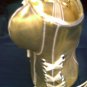 Gold Leatherette BUSTIER~ Purse Evening Handbag w/ Det. Shoulder Strap by Far Nine