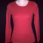 OLD NAVY Red Long Sleeve Knit Top Size XS