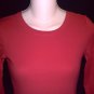 OLD NAVY Red Long Sleeve Knit Top Size XS