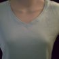 ANN TAYLOR Pale Blue V-Neck Knit Top Size Small S
