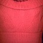 FRENCH CONNECTION Orange Sweater w/ Boat Neck Collar Size L