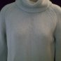 FRENCH CONNECTION Pale Blue Turtleneck Angora Sweater Size L