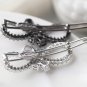 Korean jewelry full diamond bow hair accessories Hairpin