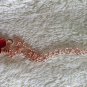 Korean jewelry delicate Plum flower Necklace red