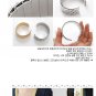 Korean fashion bangle bracelet adjustable scales flake black