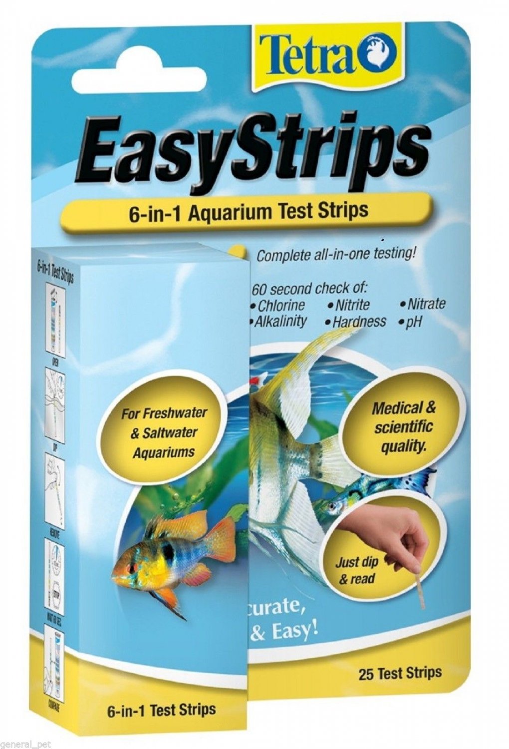 Tetra Easy Strips 6 In 1 Test 25pk 3859