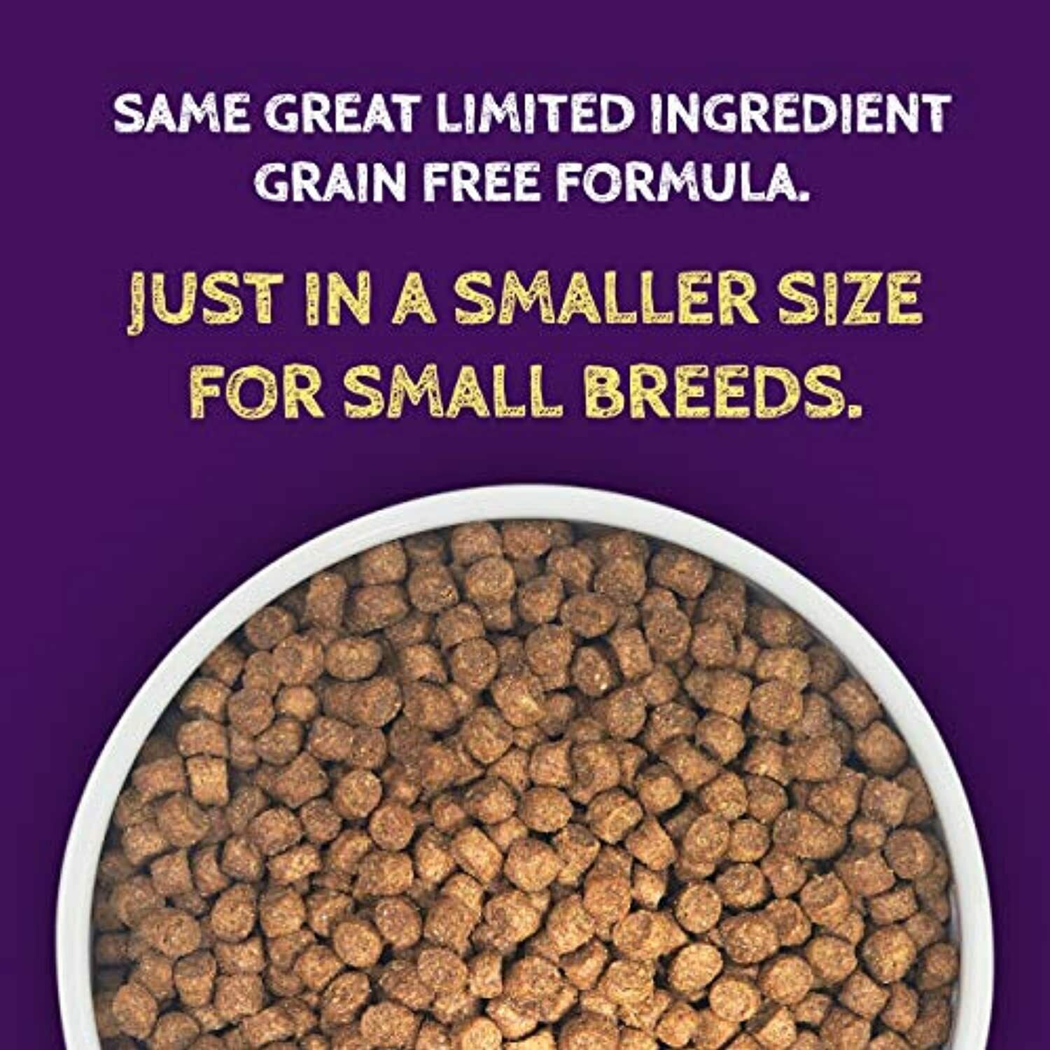 Zignature Turkey Formula GrainFree Small Bites Dry Dog Food 4lb