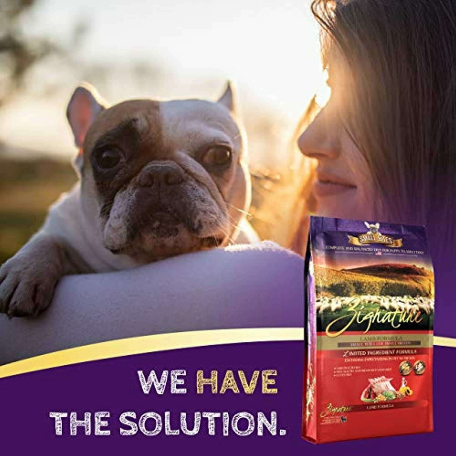 Zignature Lamb Formula GrainFree Small Bites Dry Dog Food 4lb