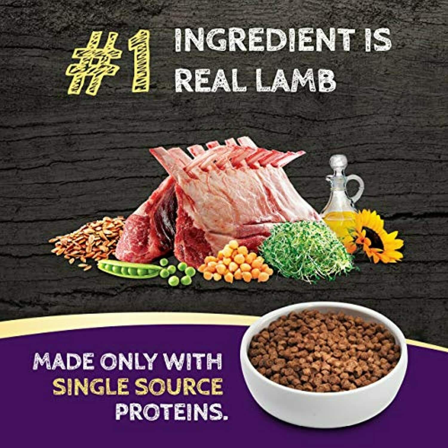 Zignature Lamb Formula GrainFree Small Bites Dry Dog Food 4lb