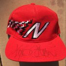 Nebraska Huskers Kris Brown Auto Sports Specialties Vintage Snapback Hat Cap Plain Logo Wool