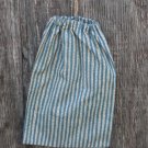 Primitive Early Blue Stripe Dried Bag Seed Bag Ditty Gathering Bag