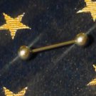 3/4" 14g Surgical Steel 6mm Ball Barbell