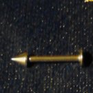 1/2" 18g Surgical Steel 3mm Spike labret