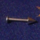 1/2" 18g Surgical Steel 4mm Spike labret