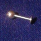 3/8" 18g Surgical Steel 4mm ball labret