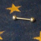 1/2" 18g Surgical Steel 4mm Ball Barbell