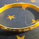 Yellow Frosted Aluminum Bracelet