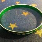 Green Frosted Aluminum Bracelet