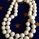 White Beaded Necklace